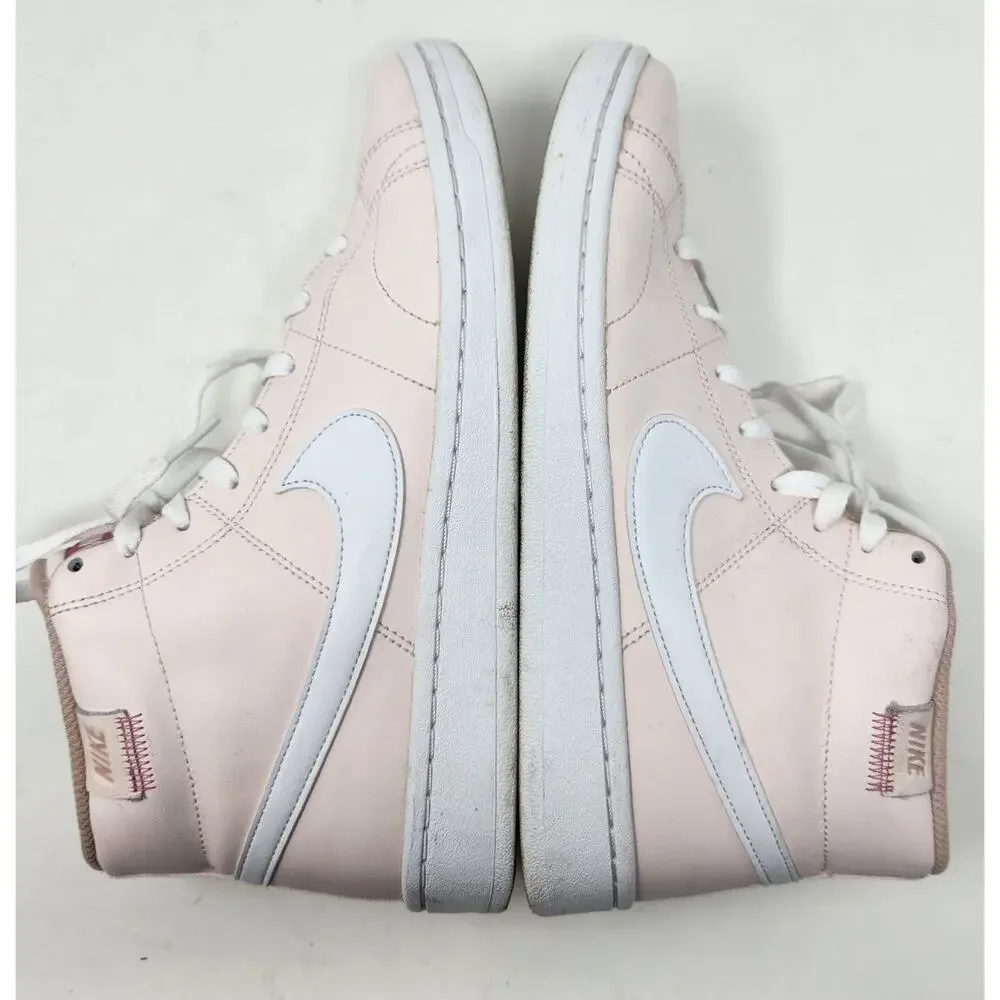 Nike Womens Size 10 Court Royale 2 Mid Soft Pink White Sneakers FD0286 600